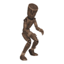 Walks crouched - back-left