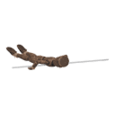 Dies - falls forward, with a spear