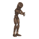 Gets hit - from behind, with a pistol