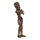 Gets hit - from the left, with a pistol