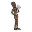Gets hit - from the left, with a two-handed weapon