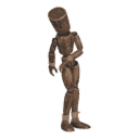 Gets hit - from the left, wounded