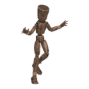 Hops on one leg