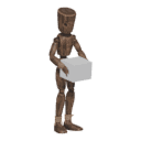 Stands - with a box