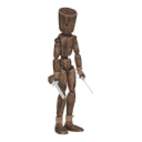 Stands - with two blades