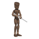 Stands - with a rifle