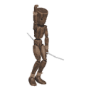 Jumps - rising, with a bow