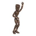 Jumps - rising, with a grenade