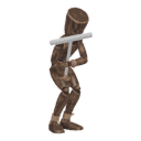 Jumps - takeoff, with a pickaxe