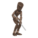 Jumps - takeoff, with a rifle