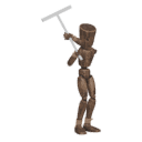 Mines with a pickaxe