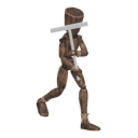 Runs - with a pickaxe