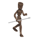 Runs - with a staff