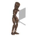 Blocks with a shield