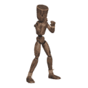 Sidesteps - left, fists up
