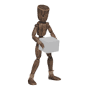 Sidesteps - right, with a box