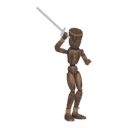 Slashes with a sword