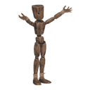 Goes ta-da!