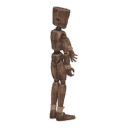 Turns in place - left, wounded