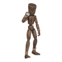 Walks diagonally - forward-right, with a grenade