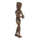 Starts walking - with a pistol