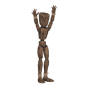 Waves both arms
